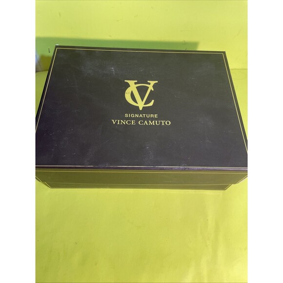 Women's Vince Camuto Signature Dacia Leather Espadrille Wedge Sandals Sz 10 - Picture 9 of 10